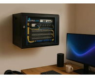 ExtraLink Lite 4U 530x400 Czarna wisząca - 1484052 - zdjęcie 7